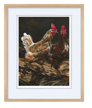 Last inn bildet i galleriviseren, Gicleetrykk av oljemaleriet Har du hørt, av kunstneren Ivar Nordhagen.